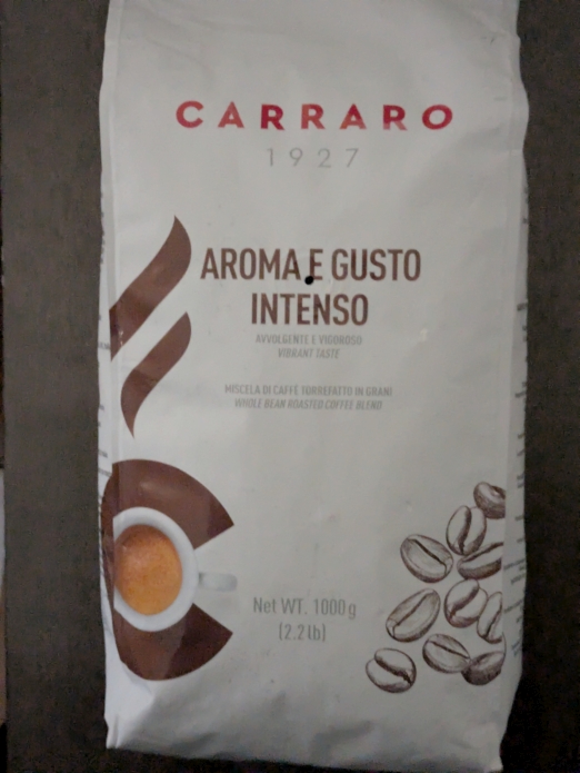 Carraro Aroma E Gusto ntenso Whole Bean Coffee 2.2lbs